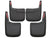 Husky 58286 Front and Rear Mud Guard Set | 2020-2025 GM Silverado/Sierra 2500HD/3500HD