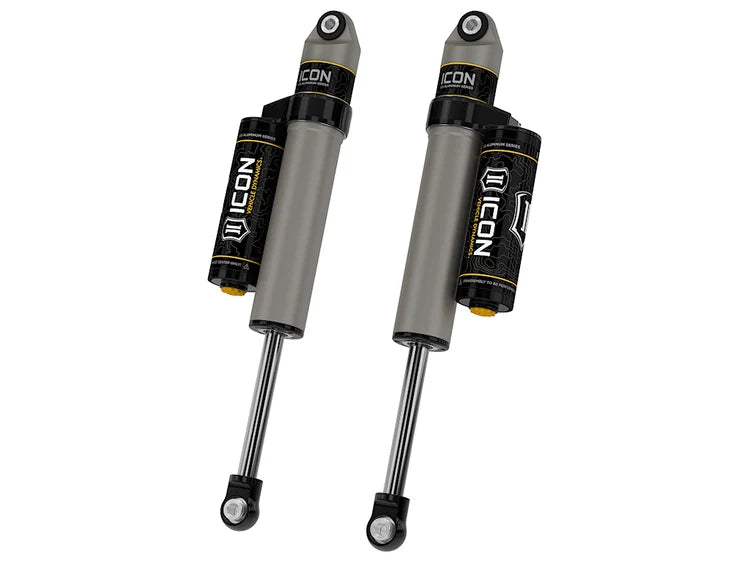 ICON 77701P 2.5" VS Piggyback Reservoir Rear Shocks - for 0-1" Lift - (Pair) | 2001-2010 GM Silverado/Sierra 2500HD/3500HD 4WD