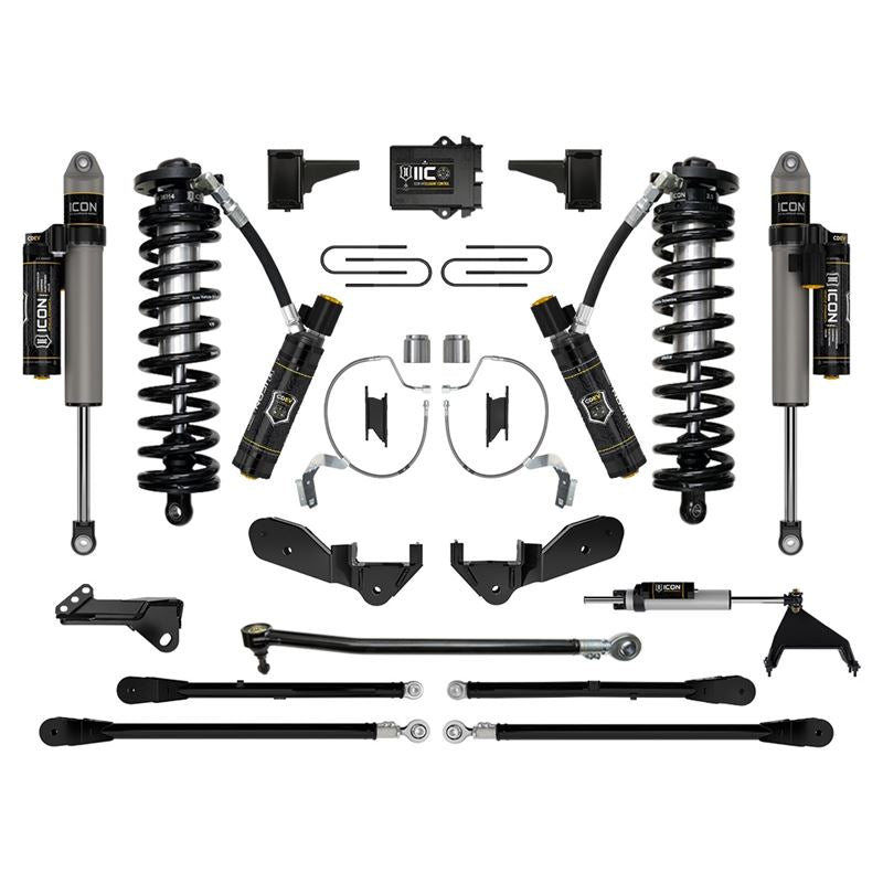 ICON K63178 4-5.5" Lift Stage 8 Coilover Conversion System Kit | 2023-2025 Ford F250/F350 Super Duty