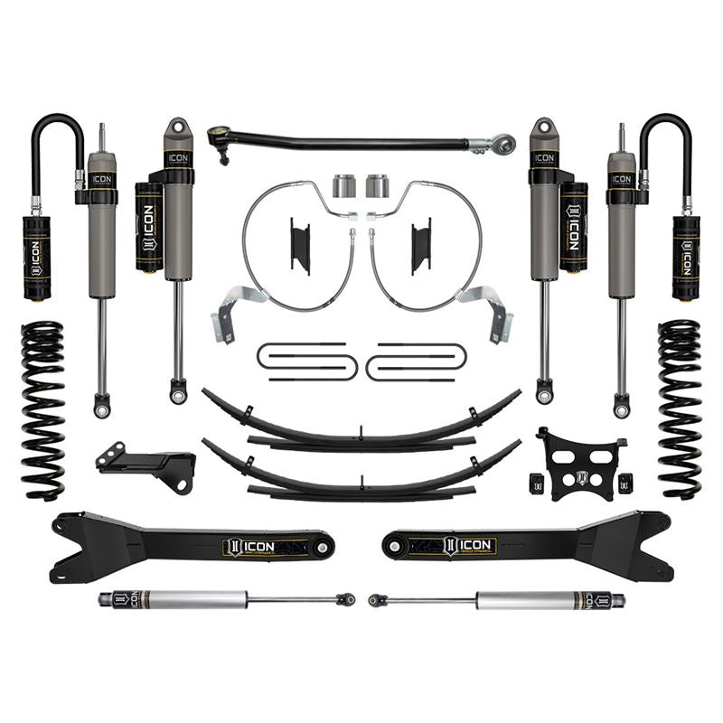ICON K65903RL 4.5" Lift Stage 4 Suspension System Kit w/ Radius Arms & Expansion Packs | 2023-2025 Ford F250/F350 Super Duty DIESEL