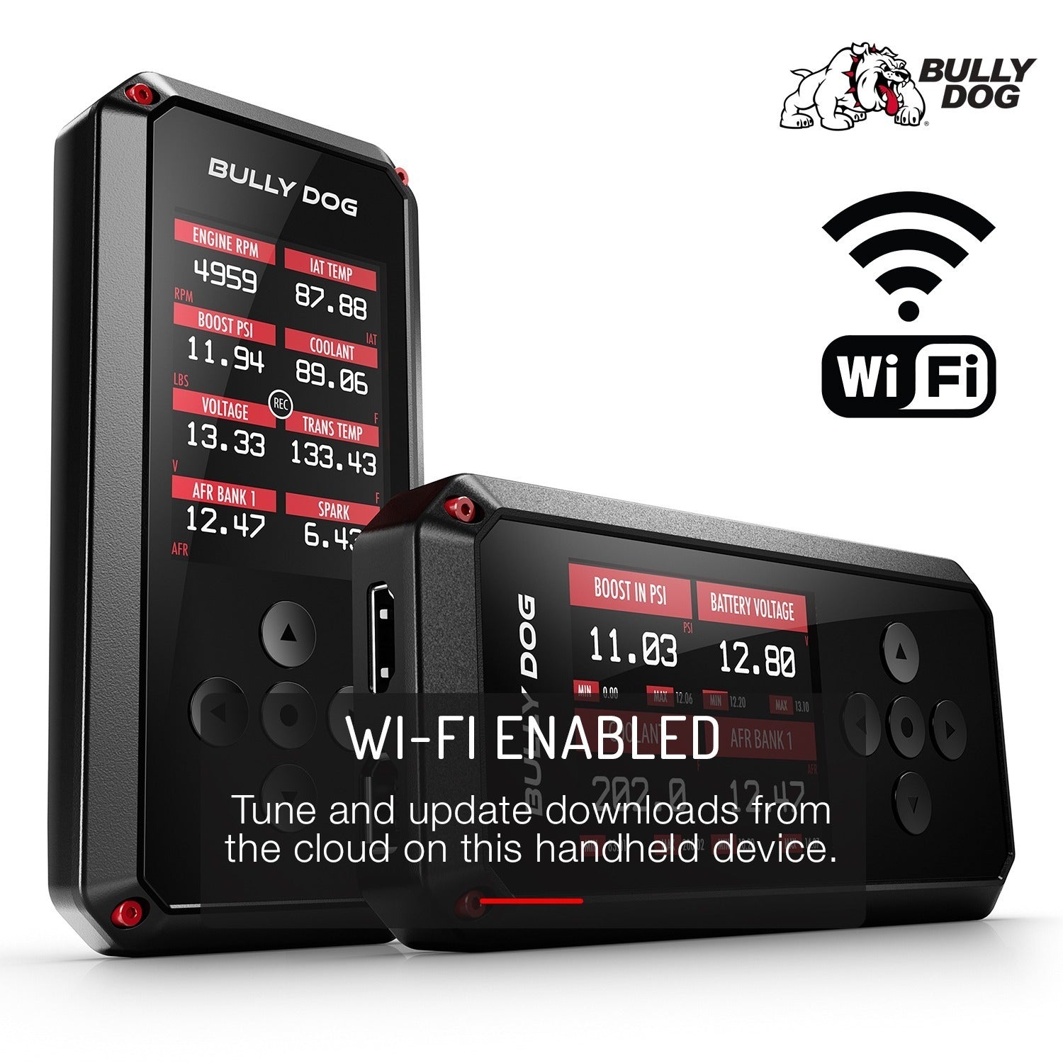 BullyDog 40470 BDX Handheld Tuner with Display | 2013-2019 Ford Stroke/2013-2021 RAM Cummins/2006–2010 GM Duramax