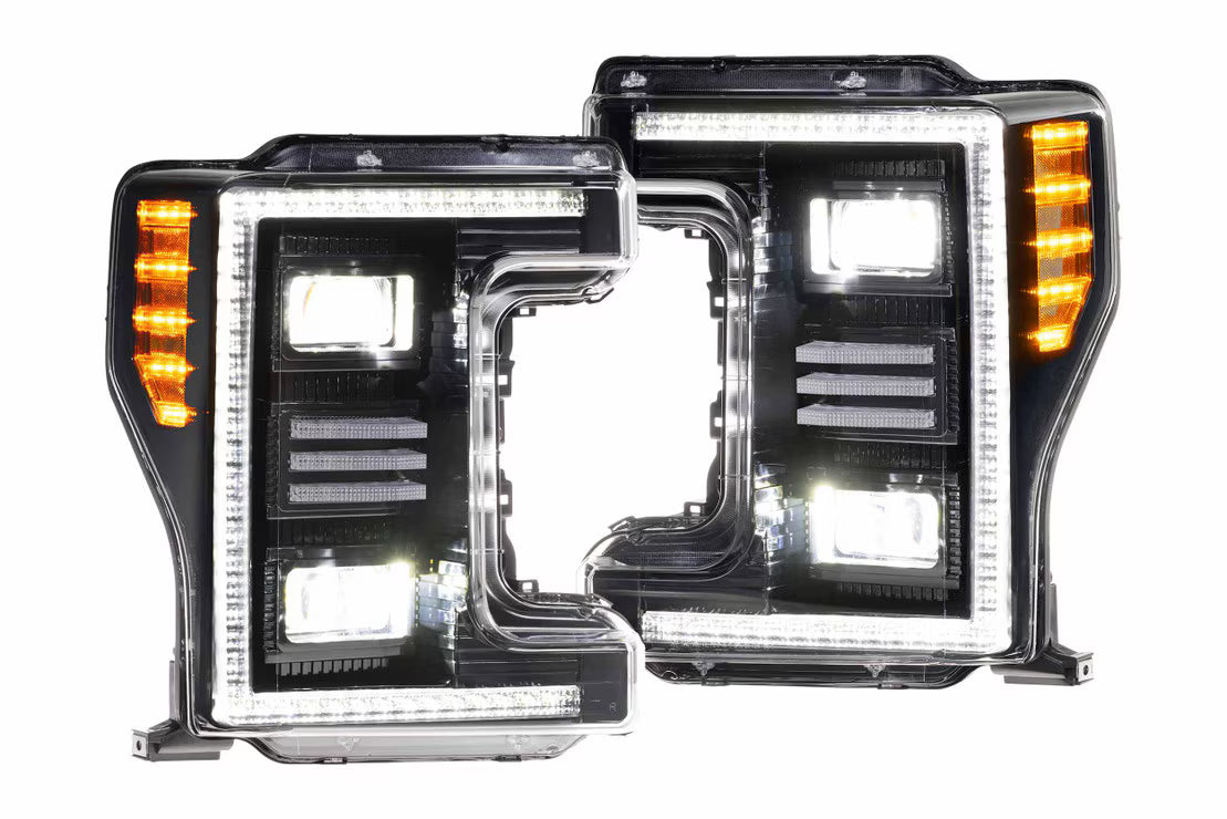 Morimoto LF554 XB Hybrid LED OEM Halogen Headlights - Pair | 2017-2019 Ford F250/F350