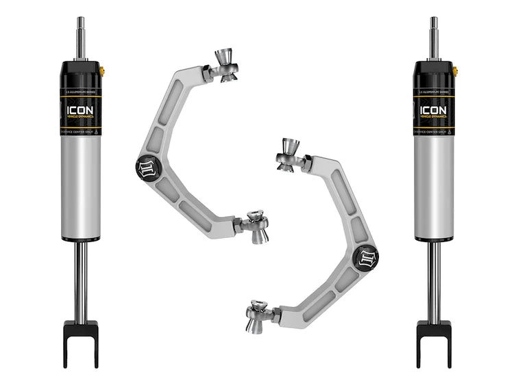 ICON 78732 V.S. 2.5" Aluminum Internal Reservoir Billet Shock System - for 0-2" Lift - (Package) | 2020-2026 GM Silverado/Sierra 2500HD/3500HD