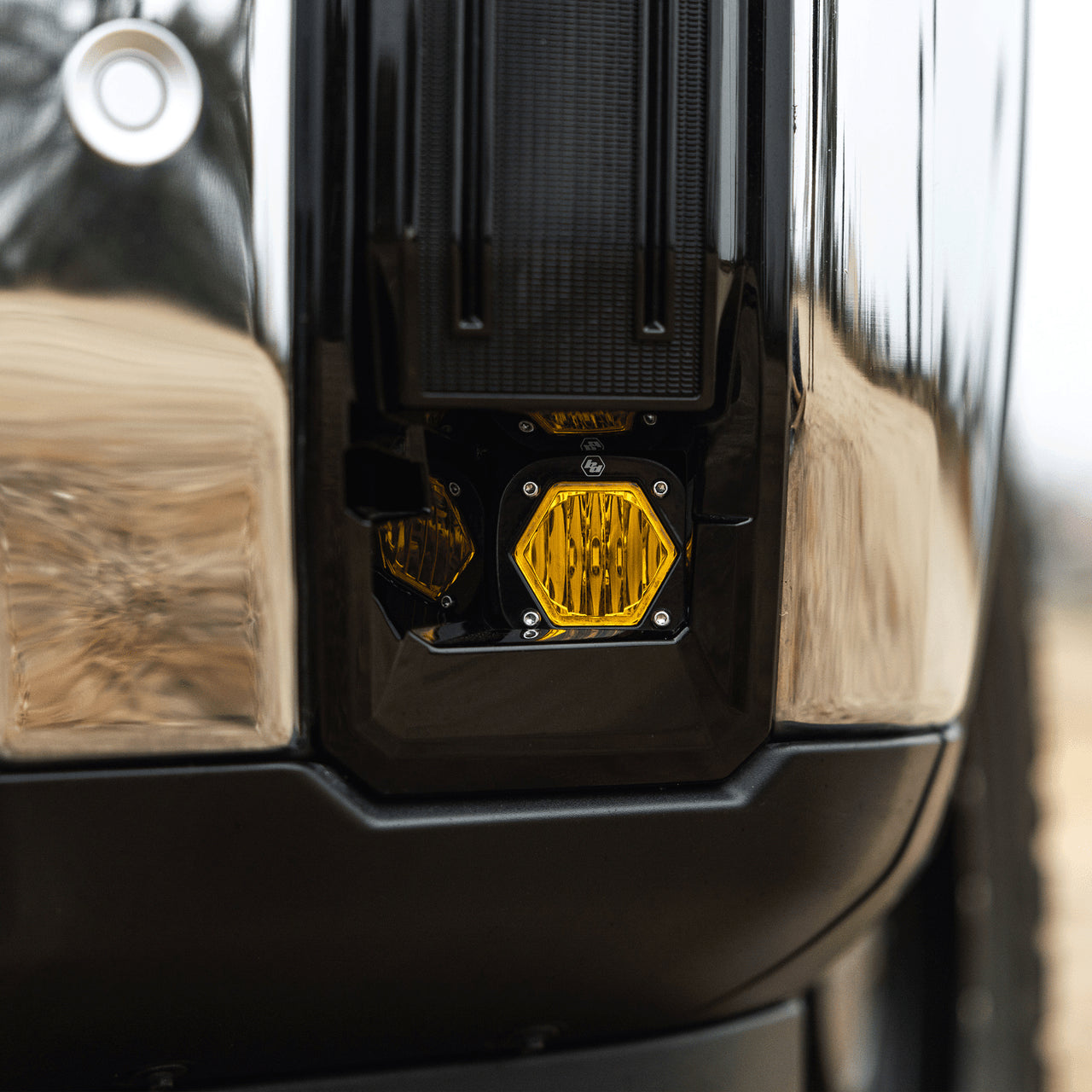 Baja Designs 44-7879 S1 Fog Pocket Kit (Amber) | 2024-2026 GMC Sierra 2500HD/3500HD