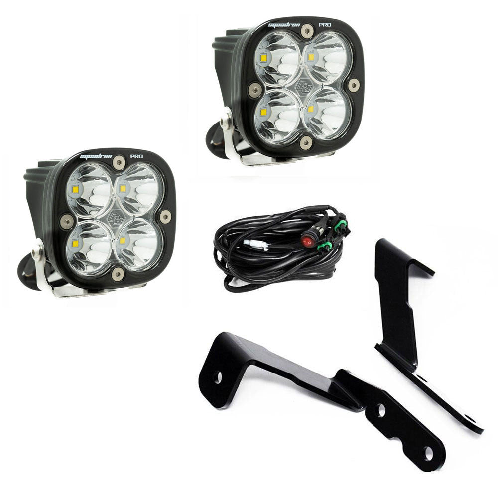 Baja Designs 447576 A-Pillar Kit Squadron Pro Light Kit | 2007-2013 GM Silverado/Sierra 1500/2500HD/3500HD