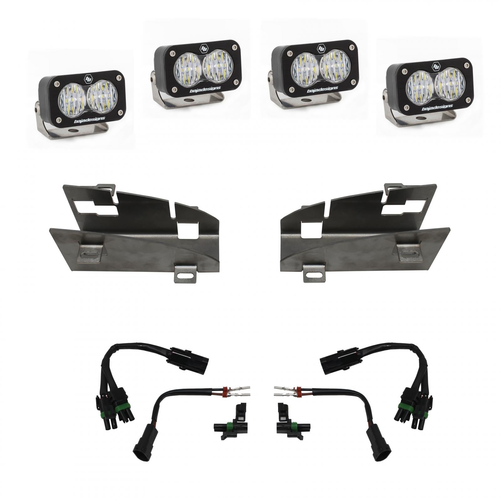 Baja Designs 448024 Dual S2 Fog Pocket Kit | 2019-2024 RAM Rebel 1500