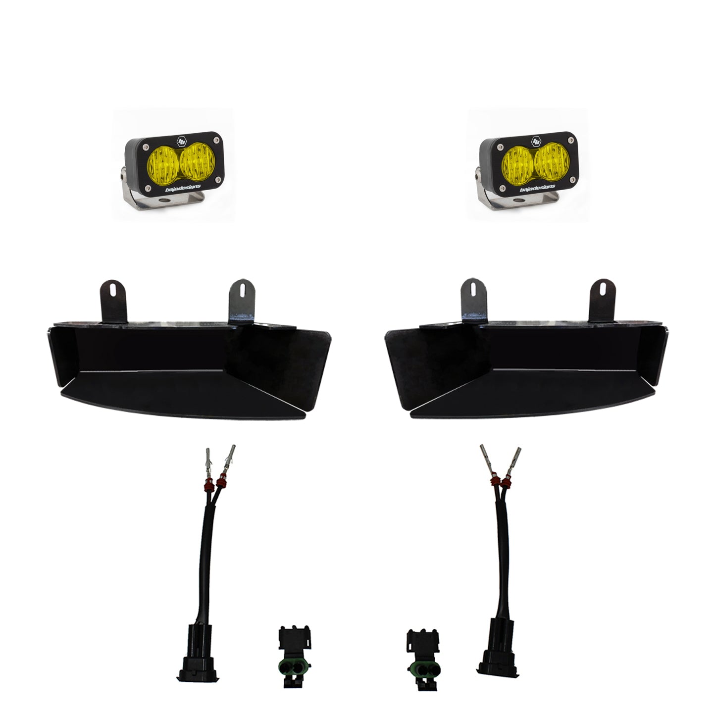 Baja Designs 448043 S2 Sport Amber Fog Light Kit | 2019-2022 RAM 2500/3500