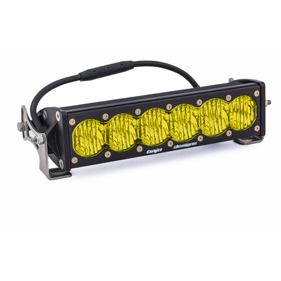 Baja Designs 451014 10 inch OnX6 Amber Wide/Cornering Light Bar | Universal