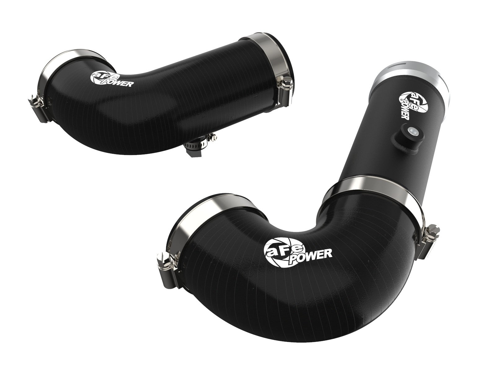 aFe 46-20454-B Aluminum Hot & Cold Intercooler Pipes | 2020-2025 GM 3.0L Duramax