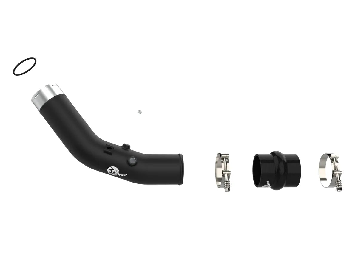 AFE 46-20688-B BladeRunner 3" Aluminum Hot Charge Pipe | 2023-2025 Ford F250/F350 6.7L Powerstroke