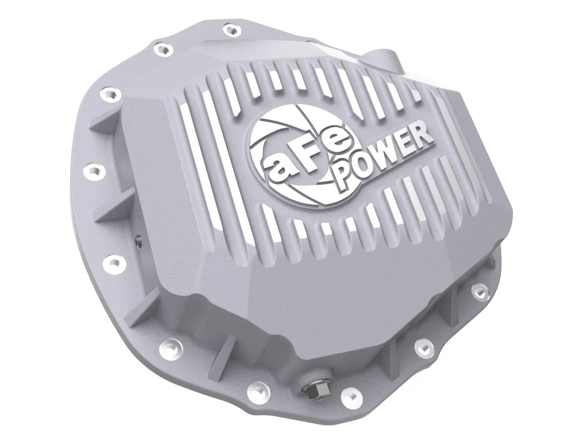 aFe Power 46-71150A Street Series Rear Differential Cover Raw w/ Machined Fins | 2019-2026 RAM 2500/3500 6.7L Cummins