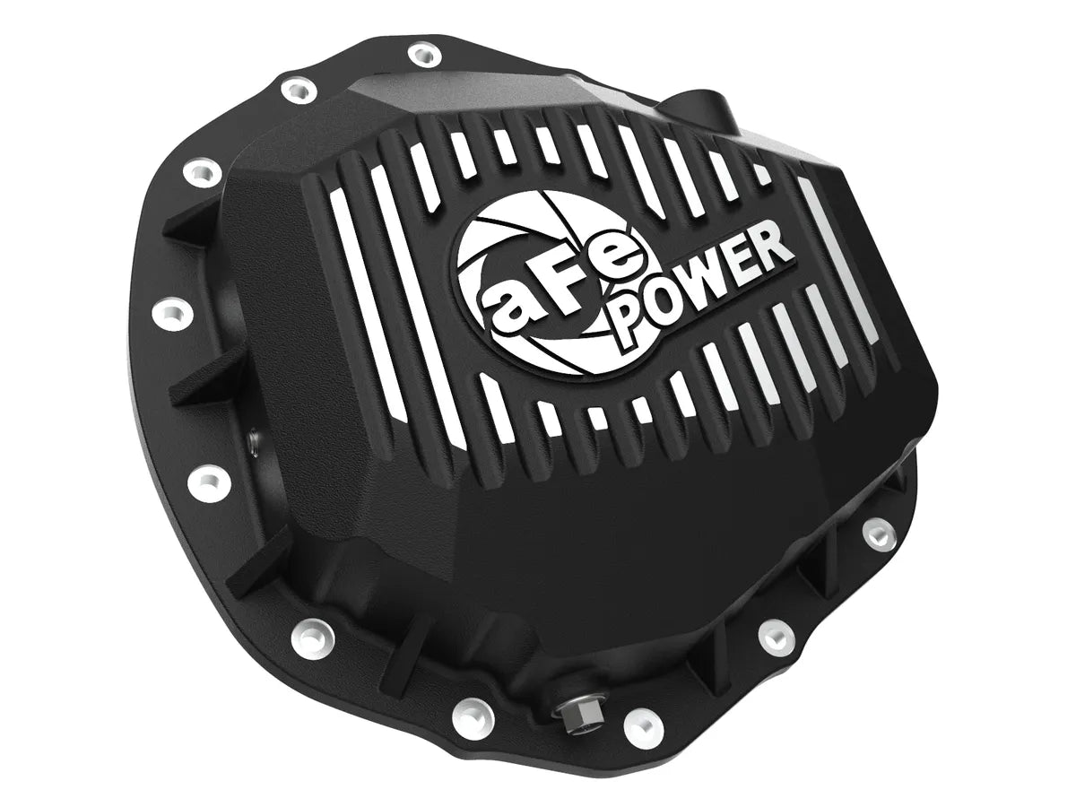 aFe Power 46-71150B Pro Series Rear Differential Cover Black w/ Machined Fins | 2019-2026 RAM 2500/3500 6.7L Cummins