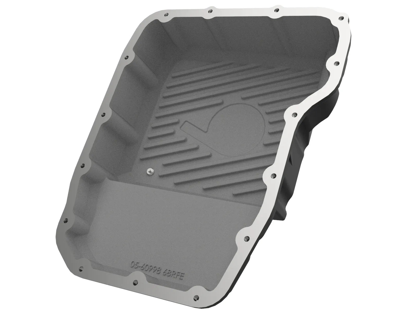AFE 46-71160B High Capacity Finned Transmission Pan (Pro Series Black Cover) | 2013-2023 RAM 2500/3500 6.7L Cummins 68RFE