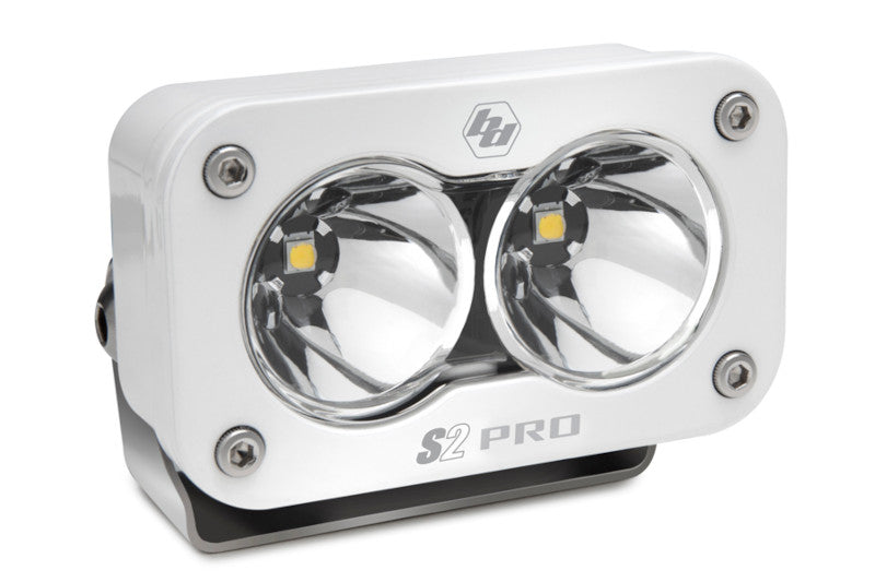 Baja Designs 480001WT LED Light Spot Pattern Clear White S2 Pro | Universal