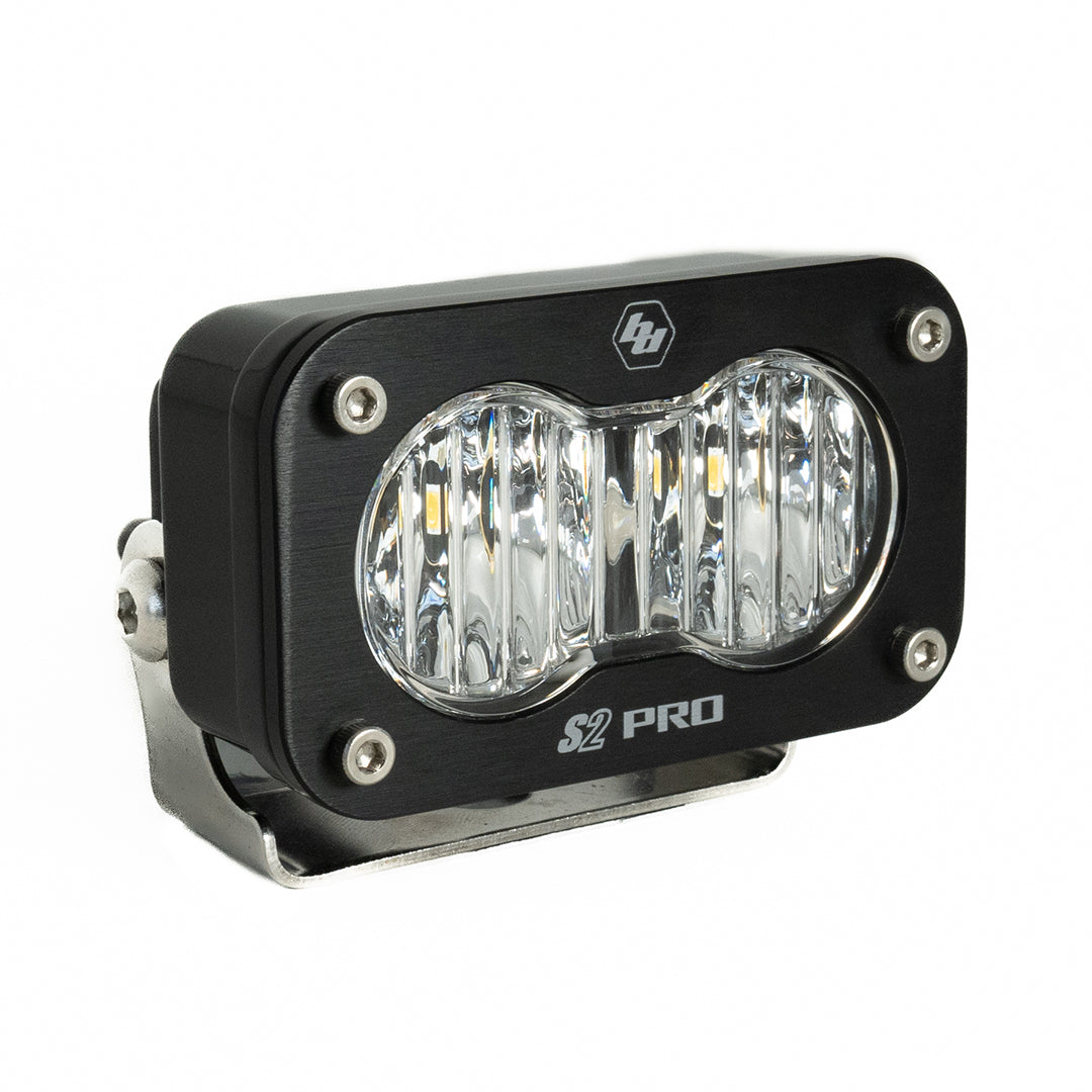 Baja Designs 480005 LED Work Light Clear Lens Wide Driving Pattern S2 Pro | Universal