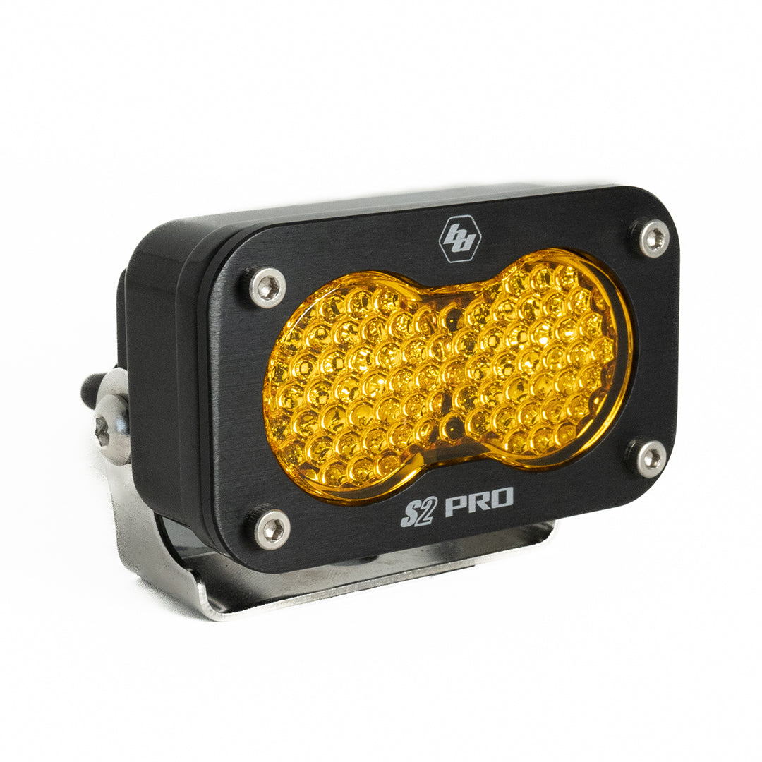 Baja Designs 480016 LED Light Work/Scene Pattern Amber S2 Pro | Universal