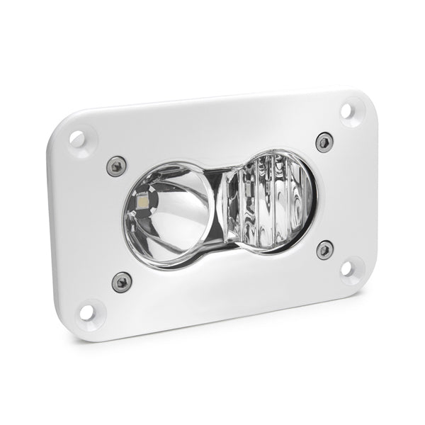 Baja Designs 481003WT LED Work Light Flush Mount Clear Lens Driving Combo Pattern White S2 Pro | Universal