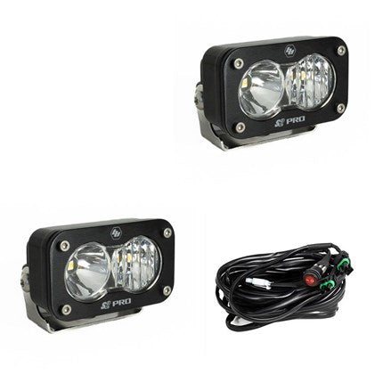 Baja Designs 487803 S2 Pro White Combo Beam Lights | Universal