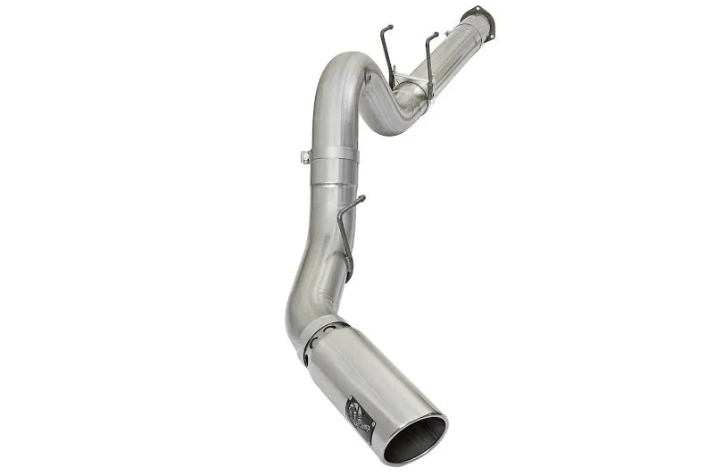 aFe 49-03090-P Atlas 5 inch Aluminized Steel DPF-Back Exhaust System (Polished Tip) | 2017-2025 Ford F250/F350 Super Duty 6.7L Powerstroke