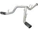 aFe 49-03092-B Atlas 4 inch Aluminized Steel DPF-Back Exhaust System (Black Tips) | 2017-2025 Ford F250/F350 Super Duty 6.7L Powerstroke