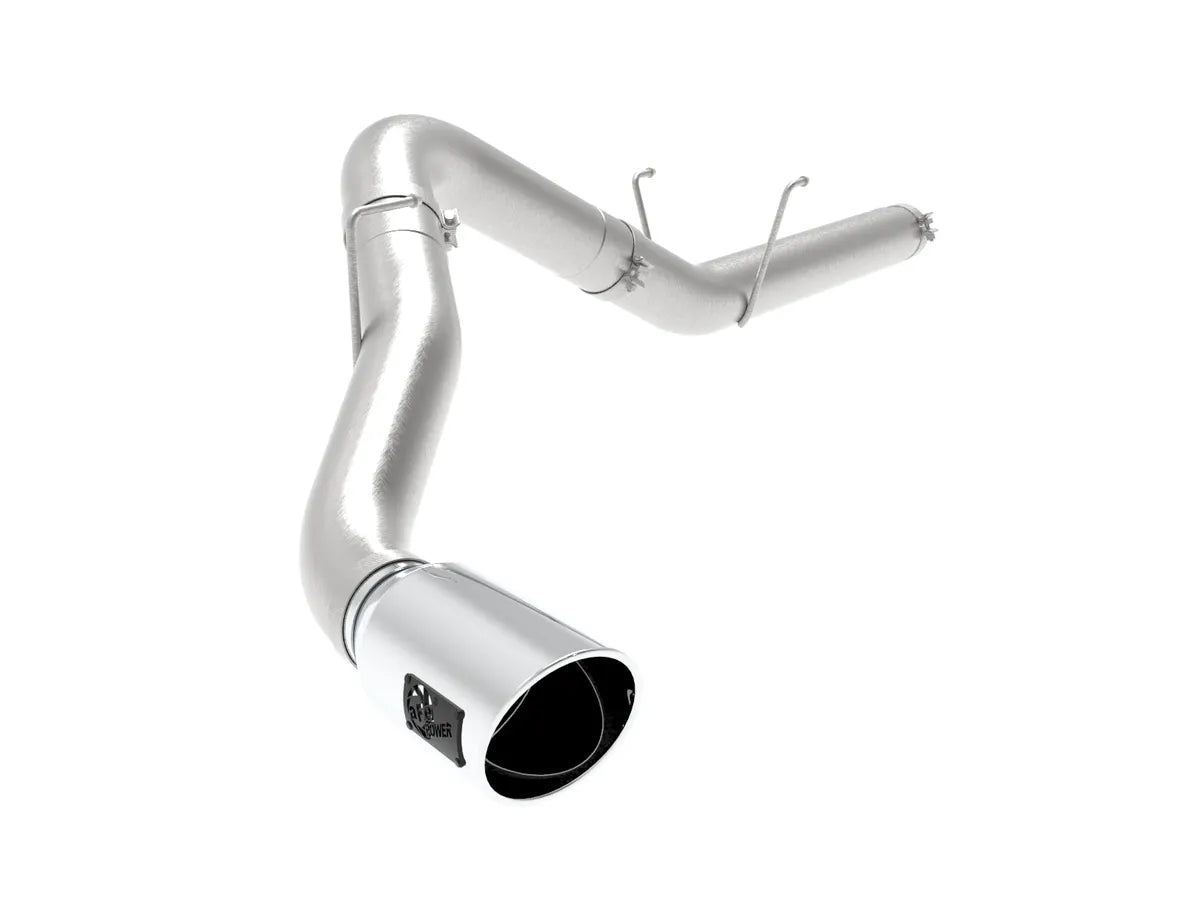 aFe Power 49-42075-P Large Bore-HD 5 IN 409 Stainless Steel DPF-Back Exhaust System | 2019-2026 RAM 2500/3500 6.7L Cummins