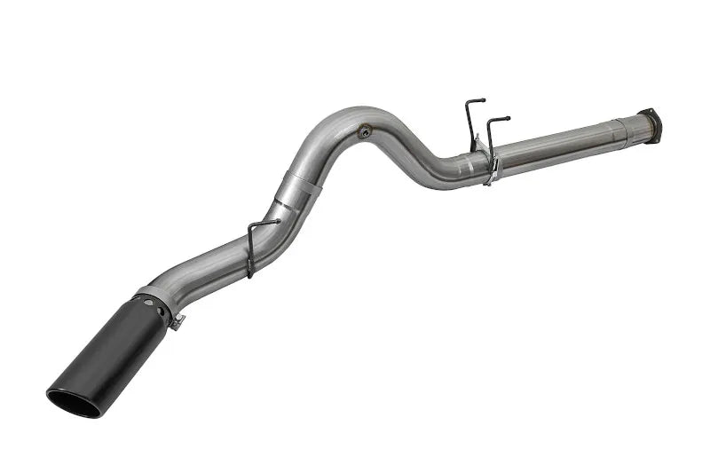aFe 49-43090-B Large Bore-HD 5 inch 409 Stainless Steel DPF-Back Exhaust System | 2017-2025 Ford F250/F350 Super Duty 4WD 6.7L Powerstroke