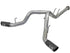 aFe 49-43092-B Atlas 4 inch 409 Stainless Steel DPF-Back Exhaust System (Black Tips) | 2017-2025 Ford F250/F350 Super Duty 6.7L Powerstroke