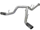aFe 49-43092-B Atlas 4 inch 409 Stainless Steel DPF-Back Exhaust System (Black Tips) | 2017-2025 Ford F250/F350 Super Duty 6.7L Powerstroke