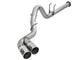 aFe 49-43102-P Rebel 4 inch Stainless Steel DPF-Back Exhaust System (Dual Polished Tips) | 2017-2025 Ford F250/F350 Super Duty 6.7L Powerstroke