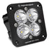 Baja Designs 491001 Flush Mount LED Light Pod Black Clear Lens Spot Pattern Squadron Pro | Universal