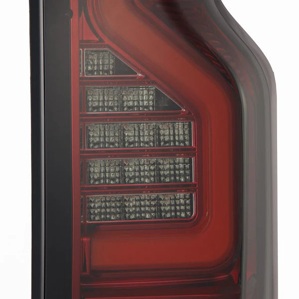 AlphaRex 620060 PRO Series Red Smoke LED Tail Lights | 2020-2025 GM Chevrolet Silverado 2500HD/3500HD