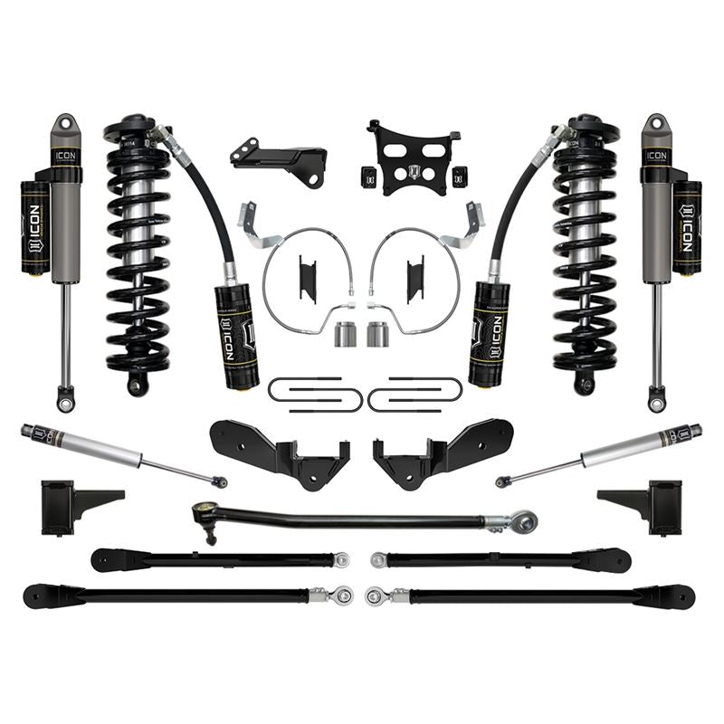 ICON K63176 4-5.5" Lift Stage 6 Coilover Conversion System Kit | 2023-2025 Ford F250/F350 Super Duty