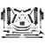 ICON K63178L 4-5.5" Lift Stage 8 Coilover Conversion System Kit w/ Expansion Packs | 2023-2025 Ford F250/F350 Super Duty