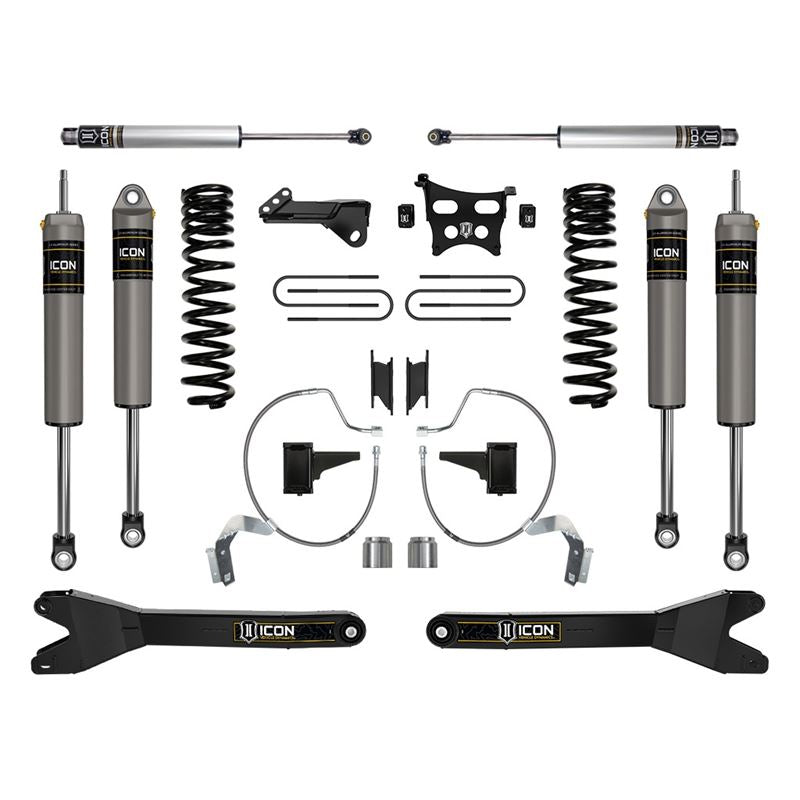 ICON K65902R 4.5" Lift Stage 3 Suspension System Kit w/ Radius Arms | 2023-2025 Ford F250/F350 Super Duty DIESEL