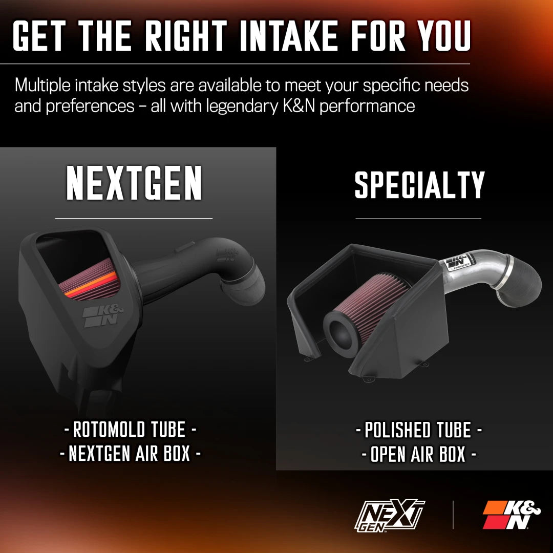 K&N 50-3103 NextGen Cold Air Intake | 2020-2025 Chevrolet Silverado 2500HD/3500HD 6.6L V8