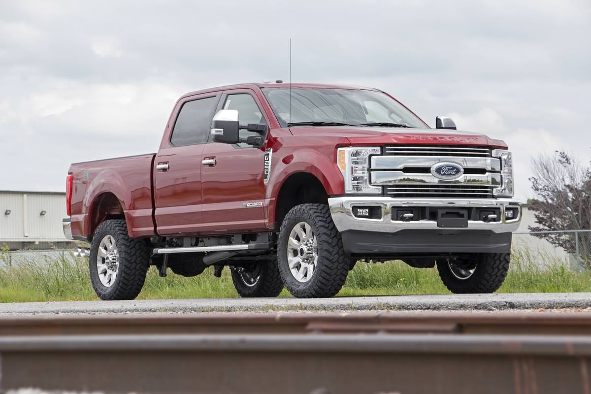 Rough Country 50221 3 inch Coil Spring Lift Kit with Premium N3 Shocks | 2017-2022 Ford F250 6.7L Powerstroke