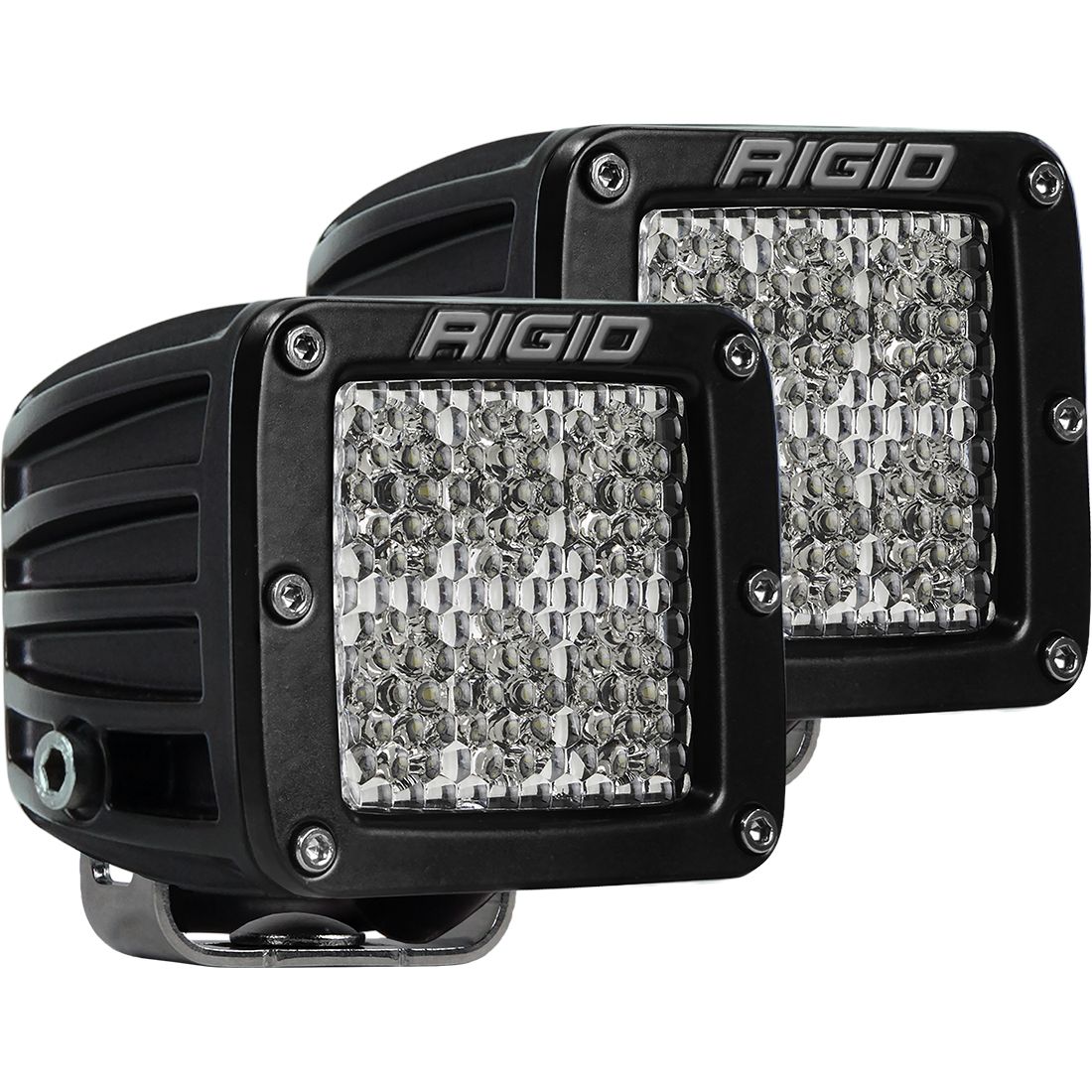 Rigid 502513 D-Series Specter Pro Diffused Surface Mount Lights Pair - Black | Universal