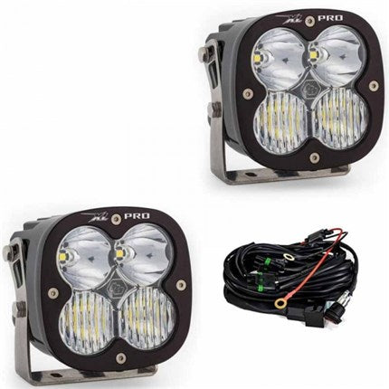 Baja Designs 507803 LED Light Pods Black Clear Lens Driving/Combo Pattern XL Pro Pair | Universal