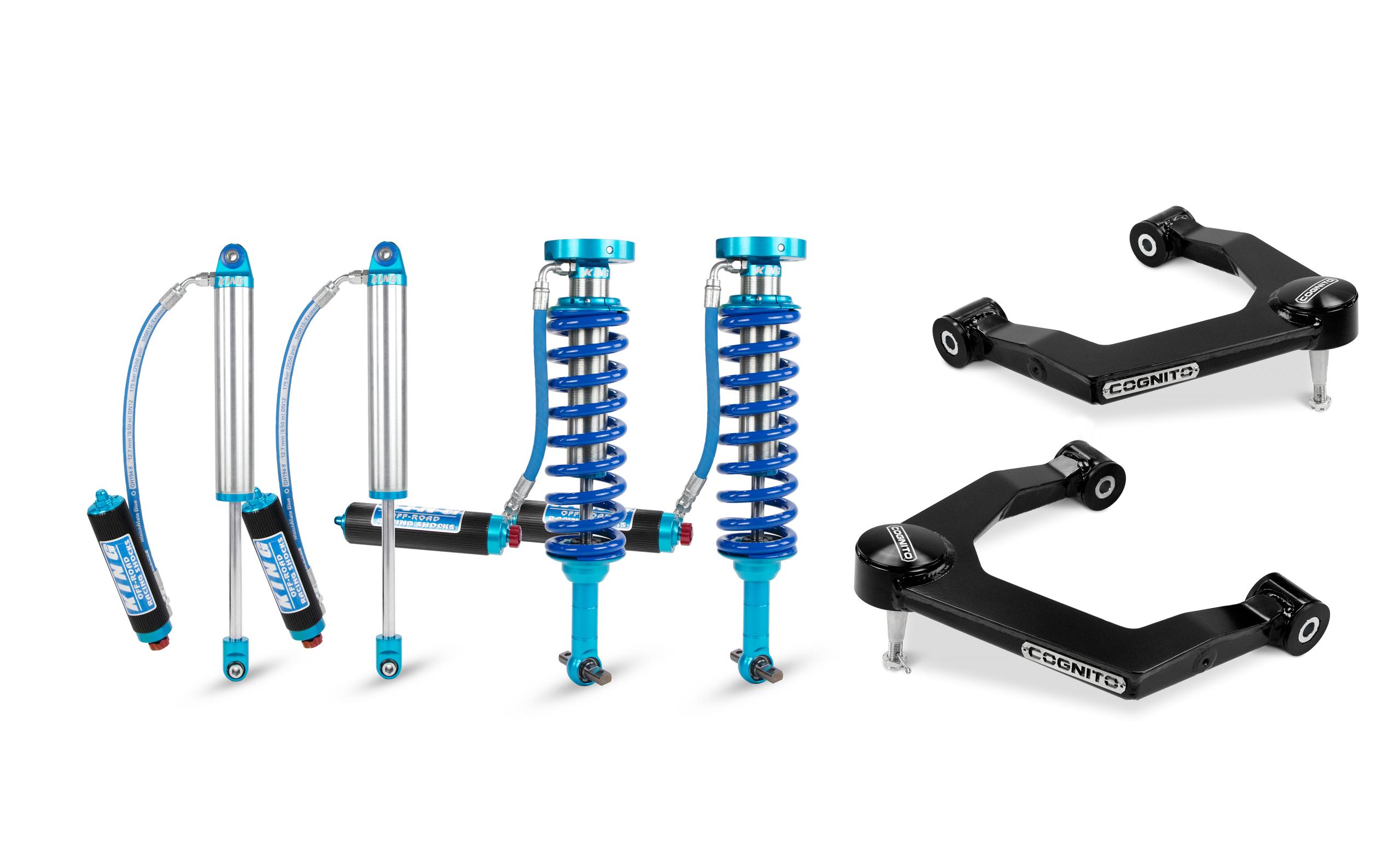 Cognito 510-P0986 3 inch Elite Leveling Kit with King 2.5 Shocks | 2019-2022 GM Silverado/Sierra 1500