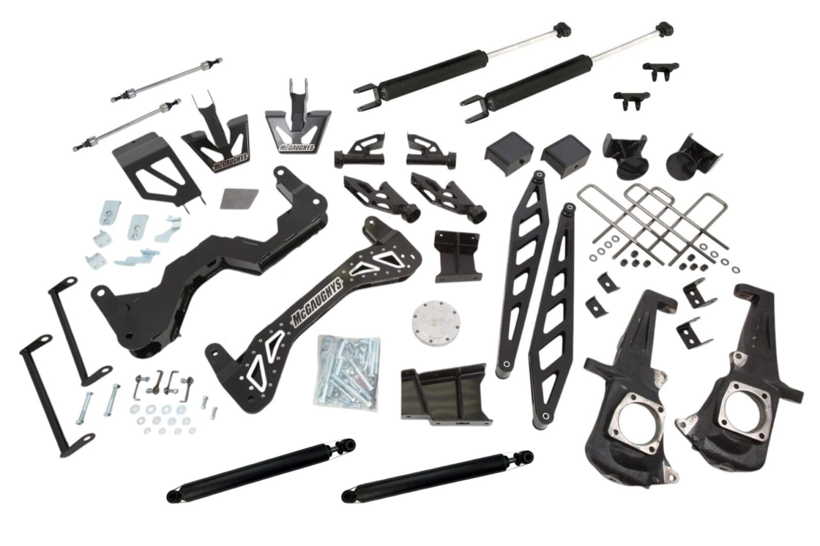 McGaughys 52356 7-9" inch Lift Kit - Black | 2011-2019 GM Silverado/Sierra 2500HD 4WD