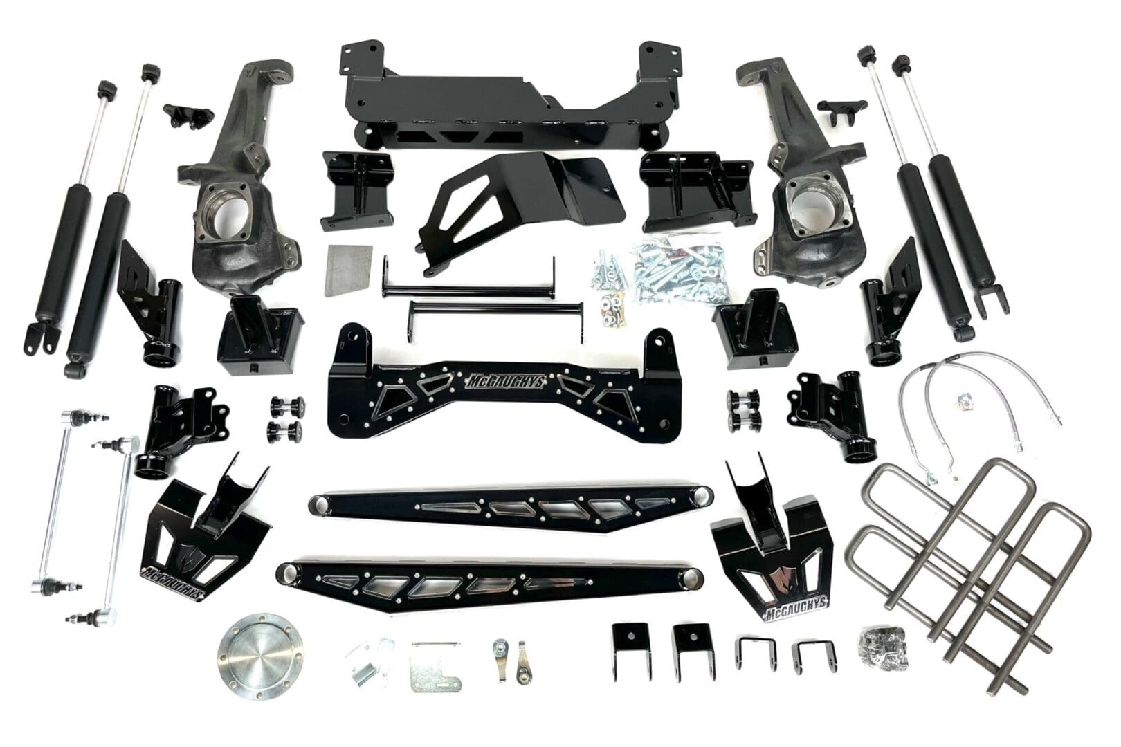 McGaughys 52456 7-9 inch Lift Kit - Black | 2020-2024 GM Silverado/Sierra 2500HD 2WD/4WD