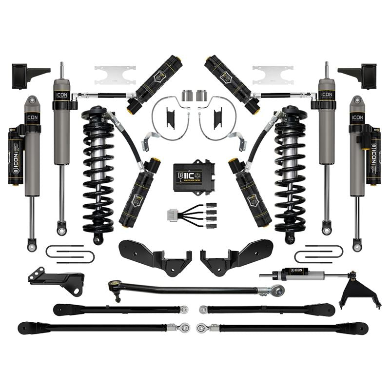 ICON K63179 4-5.5" Lift Stage 9 Coilover Conversion System Kit | 2023-2025 Ford F250/F350 Super Duty