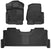 Husky 53388 X-Act Contour Front & Back Row Seat Floor Liners for Trucks | 2017-2024 Ford F250/F350 Crew Cab w/ Underseat Box