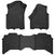 Husky 53638 X-Act Contour Front & Rear Floor Mats | 2019-2024 RAM 2500/3500 Crew Cab