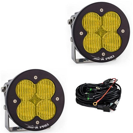 Baja Designs 537815 Amber Lens Wide Cornering XL R Pro LED Light Pods | Universal
