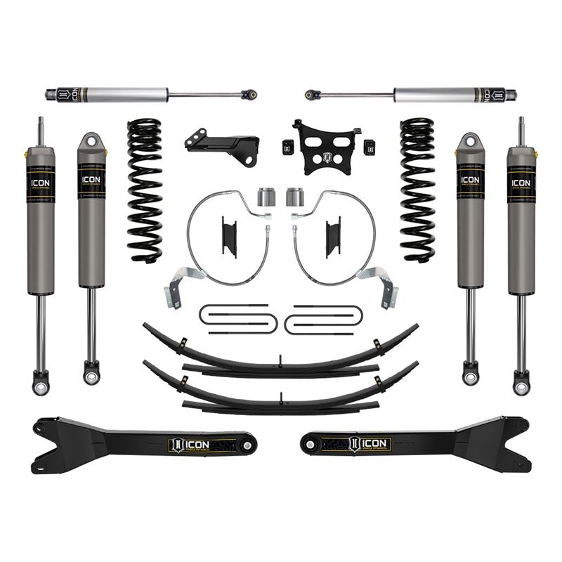ICON K65902RL 4.5" Lift Stage 3 Suspension System Kit w/ Radius Arms & Expansion Packs | 2023-2025 Ford F250/F350 Super Duty DIESEL