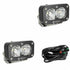 Baja Designs 547803 Clear Lens Driving/Combo Black LED Light Pods S2 Sport Pair | Universal