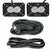 Baja Designs 547807 Clear Lens Wide/Cornering Flush Mount LED Light Pod Reverse Kit S2 Sport | Universal