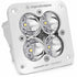 Baja Designs 551006WT Clear Lens Work/Scene White Flush Mount LED Light Pod Squadron Sport | Universal