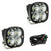 Baja Designs 557801 Clear Lens Spot Black LED Light Pods Squadron Sport Pair | Universal